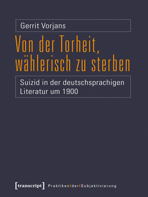 cover image of Von der Torheit, wählerisch zu sterben